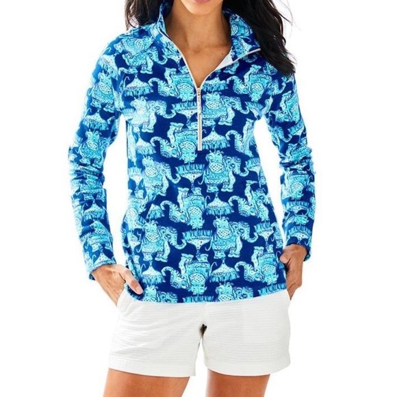 Lilly Pulitzer Tops - Lilly Pulitzer UPF50+ Skipper Printed Popover L